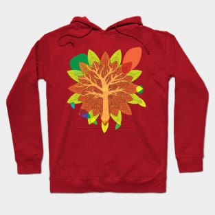 Organic Abstraction for Autumn Hoodie